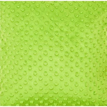 SVĚTLE ZELENÁ LÁTKA NA POLŠTÁŘE A POVLEČENÍ, PŘÍJEMNÁ PLYŠOVÁ MINKY LÁTKA