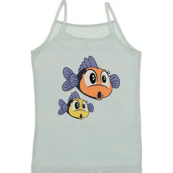 Dívčí oblečení EVONA a.s. Dívčí košilka EVONA KIDS UR D SVĚTLE MODRÁ Velikost: 110