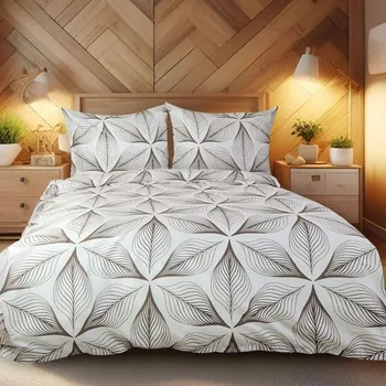 Povlečení Povlečení z bavlněného saténu 160x200 listy DARYMEX