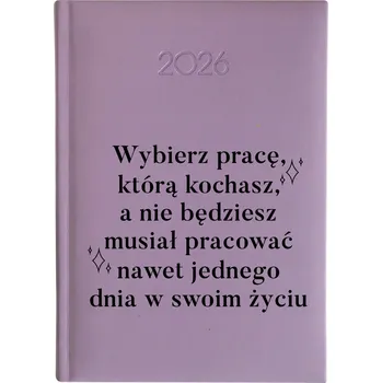 Kalendář Knižní kalendář 2026 A5 FunnyCase fialový
