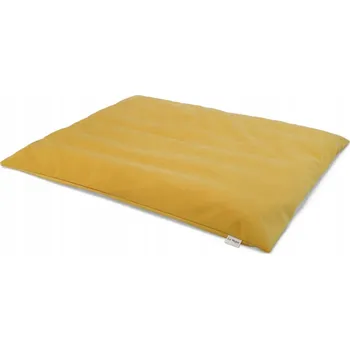 Zabuton, podložka na meditaci, podložka s pohankovými slupkami - žlutá