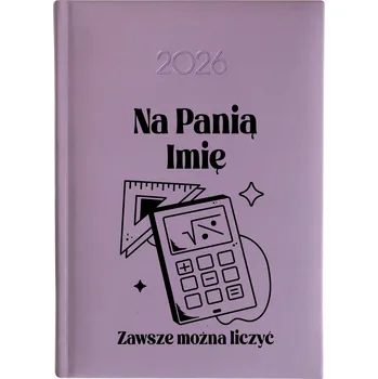 Kalendář Knižní kalendář 2026 A5 FunnyCase fialový