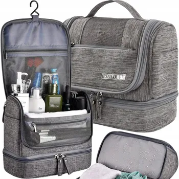 Kosmetická taška Cestovní Kosmetická Taška s Háčkem na Zavěšení, Kosmetický Kufřík, Organizér Travel Bag