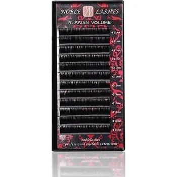 Umělé řasy Řasy Noble Lashes Russian Volume 11 mm černé