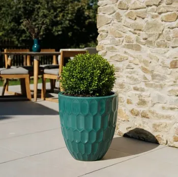 Květináč Květináč keramika modrý Provencelia 55 cm x 41 x 55 cm