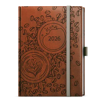 Diář Baloušek Tisk Diář VIVELA EXTRA - B6 / denní / káva 578689