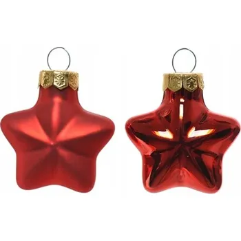 Vánoční dekorace Vánoční Koule zdobená vánoční koule 4,5 cm 12 ks