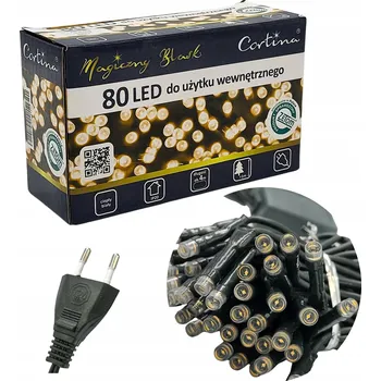 Vánoce Vnitřní Vánoční osvětlení na stromeček Cortina 4 m, 51-100 žárovek