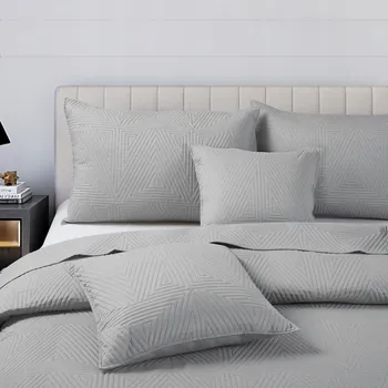 Povlečení POVLEČENÍ NA OKRASNÝ POLŠTÁŘEK 45x45CM JASIEK TRIO ŠEDÁ