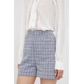 Dámské kraťasy Kraťasy United Colors of Benetton dámské, tmavomodrá barva, vzorované, high waist 41ZTD9004.901 59X, vel. 34