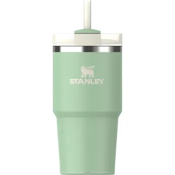 Šalvějově zelená termoska s brčkem z nerezové oceli 600 ml Quencher H2.0 FlowState Tumbler Pistachio – Stanley ID_1799766