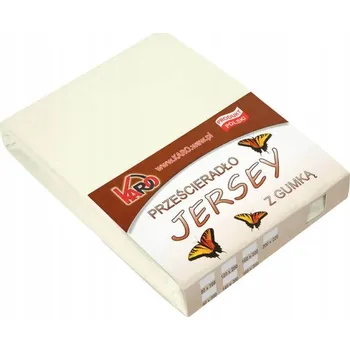 Prostěradlo Prostěradlo Jersey s gumou Ekri 180x200