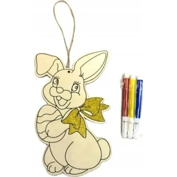 Velikonoční dekorace DŘEVĚNÉ KRASLICE velikonoční dekorace + POPISOVAČE