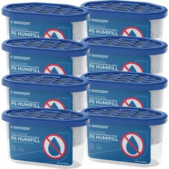 Vzduchotechnika 8x bezzápachový pohlcovač vlhkosti odvlhčovač vzduchu do skříně koupelny