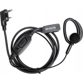 Sluchátka Retevis RT668 rádiové sluchátko s mikrofonem(1 Ks)