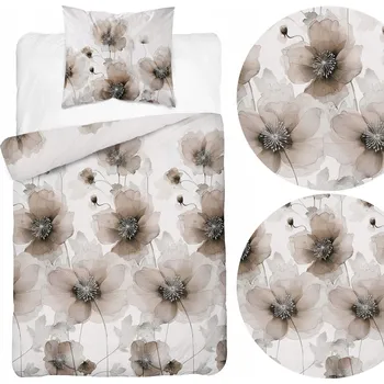 Povlečení Elegantní ložní prádlo ASTI COTTON SATEN 140x200 2dílná Povlečení se zipem