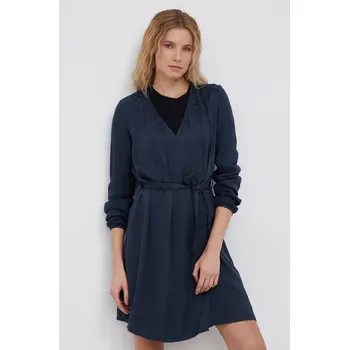 Dámské šaty Šaty Superdry W8010919A.98T námořnická modř 59X, vel. L