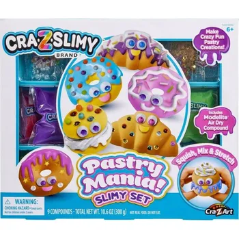 Modelovací hmota Mac Toys Cra-Z-Slimy - Sada slizů: Cukrářské kreace