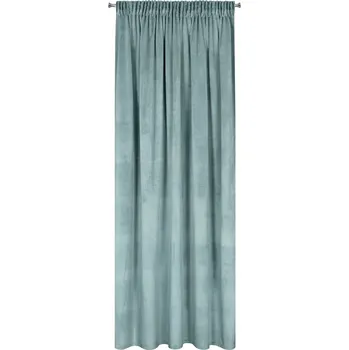 Obraz Závěs VELUR samet žabková páska Eurofirany Rosa šalvěj 140x270 1 Ks.