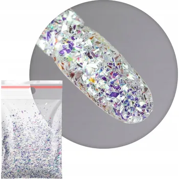 Pyly Ozdoby Na Nechty Vločky částečky kousky Aurora Flakes 5g Č. 6