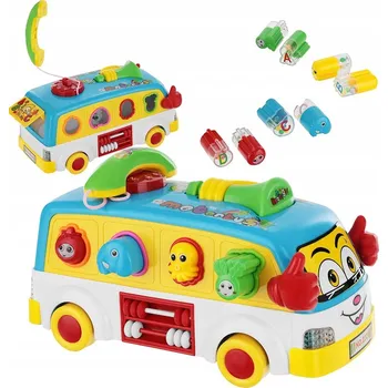 autíčko LT211 INTERAKTIVNÍ AUTOBUS TŘÍDIČ JEZDÍ HRAJE