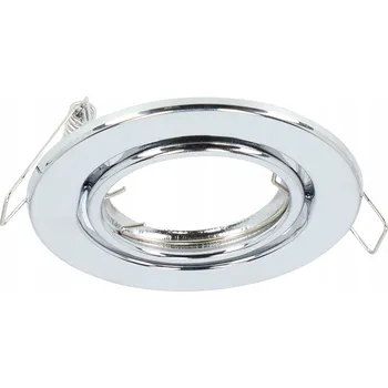 Halogenové stropní svítidlo RUCHOMA OKRĄGŁA Chrom pro žárovku GU10 Klasické