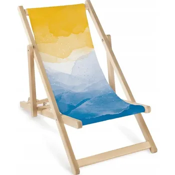 Zahradní lehátko Allbag vícebarevné dřevěné Lehátko