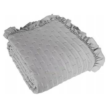 Prostěradlo Přehoz Markizeta polyester 200 cm x 220 cm šedý