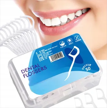 Elektrický zubní kartáček NITKO PÁRÁTKA S ZUBNÍ NITÍ NA ČIŠTĚNÍ ZUBŮ SADA 100 KUSŮ