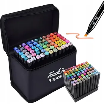 PŘENOSNÉ LIHOVÉ FIXY 80 KS FIXY POPISOVAČE FIXY