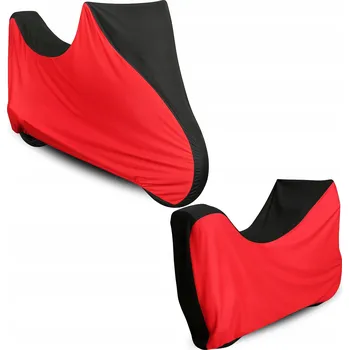 Moto bunda Obal / Plachta na motorku s kufrem, garážová M 225x120 cm, jemný a měkký - Royal