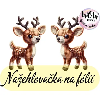 Nažehlovačky na fólii Nažehlovačka na fólii, SOB - HÁČKOVANÝ, 1 kus