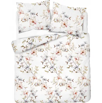 Povlečení Povlečení flanelová flanela 220x200 KVĚTY HRUBÉ 160 g 35A
