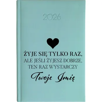 Kalendář Knižkový kalendář 2026 A5 FunnyCase modrý