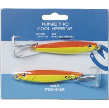 Kinetic Pilkr Cool Herring 2ks Orange/yellow 60g