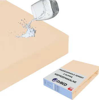 Prostěradlo Prostěradlo s GUMOU 100x200 NEPROMOKAVÉ Voděodolné Podložka BÉŽOVÉ