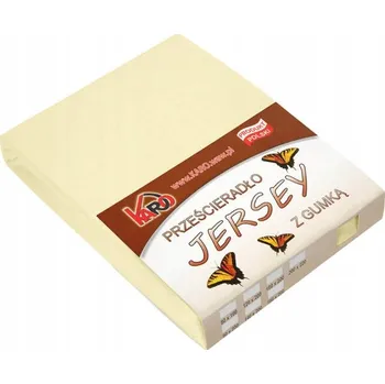 Prostěradlo Prostěradlo jersey s gumou 60x120 krémové 003