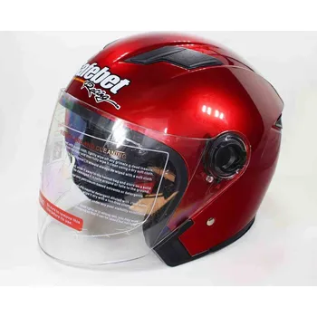 Helma na motorku PŘILBA SAFEBET HF-223 BURGUND XL (ECE)