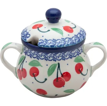 Cukřenka CUKŘENKA 200 ml Ceramika Artystyczna Bolesławiec 2715 Třešně