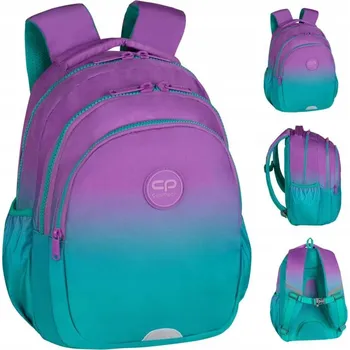 Školní batoh Školní batoh vícekomorový CoolPack fialový, zelený 21 l
