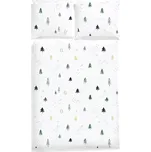 Vánoční Povlečení, povlečení se vzorem vánočních stromků 220x200 + 2x 50x70 cm