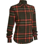 Dámská silná flanelová košile Northern Hunting Alba - Orange Velikost: 46