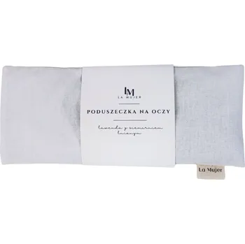 Dekorativní polštářek Bílá bavlna - relaxační polštářek s levandulí a lněným semínkem