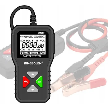 Tester autobaterie Tester baterií BM550 Kingbolen 6V 12V 24V