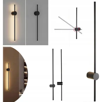 Nástěnné svítidlo Nástěnné svítidlo černé 60 cm LED Moderní Teplá bílá