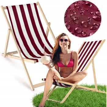 Zahradní lehátko Allbag vícebarevné dřevěné Lehátko