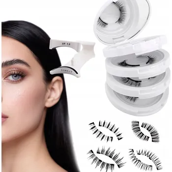 Umělé řasy 4 PÁRY Magnetické řasy Opakovaně použitelné Umělé řasy s APLIKÁTOREM
