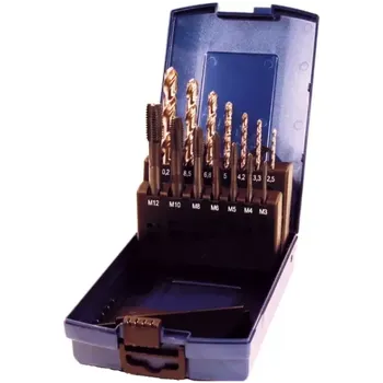 Závitořezný nástroj WEMAG Závitník strojní, průchozí, M, UNI, přímá drážka, HSSE/VAP., tvar B, ISO2 / 6H (M12/6H, DIN 376/B, vaporizace)