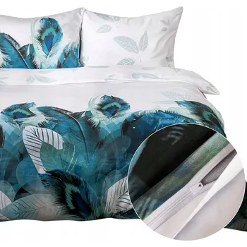 Povlečení Povlečení bavlněný satén 220x200 PANEL peří DARYMEX 22401