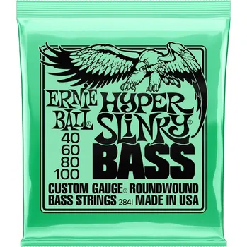 Struna pro kytaru a smyčcový nástroj Ernie Ball 2841 40-100 Hyper Slinky Struny pro baskytaru